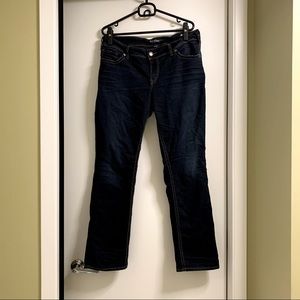 Silver Jeans Suki Mid Straight Size 16 - Super Stretch
